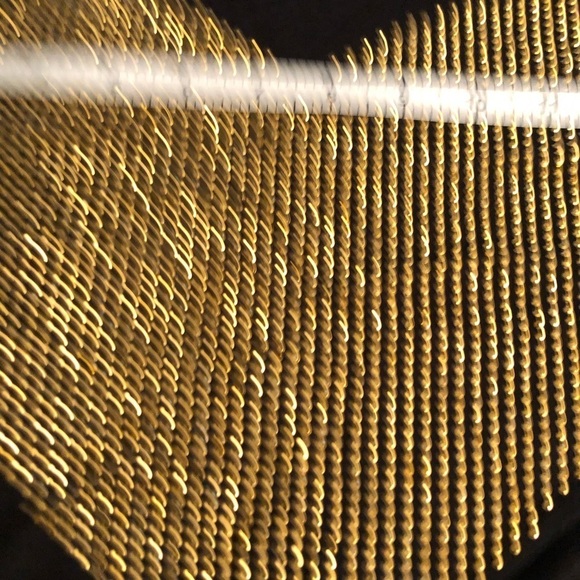 Wet Seal large black & leopard print high low tank with sheer back - Picture 5 of 15